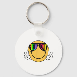 Chaveiro Groovy Field Day Sungles Sorri Face Crianças Profe
