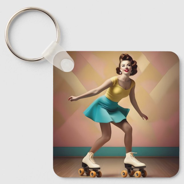 Chaveiro "Groovy Glide: Ritmos Retroativos nas Rodas do Ska (Frente)