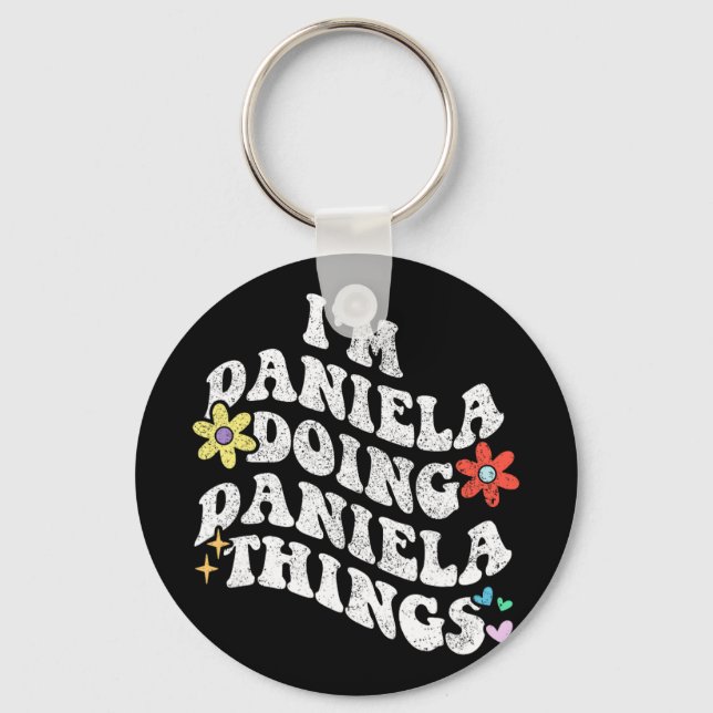 Chaveiro Groovy Im Daniela Fazendo Daniela Coisas Engraçada (Frente)