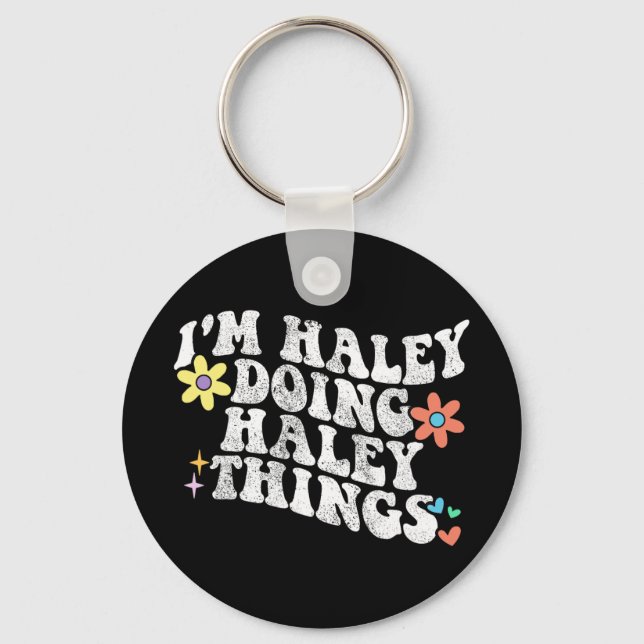 Chaveiro Groovy Im Haley Fazendo Coisas Engraçadas da Mãe (Frente)