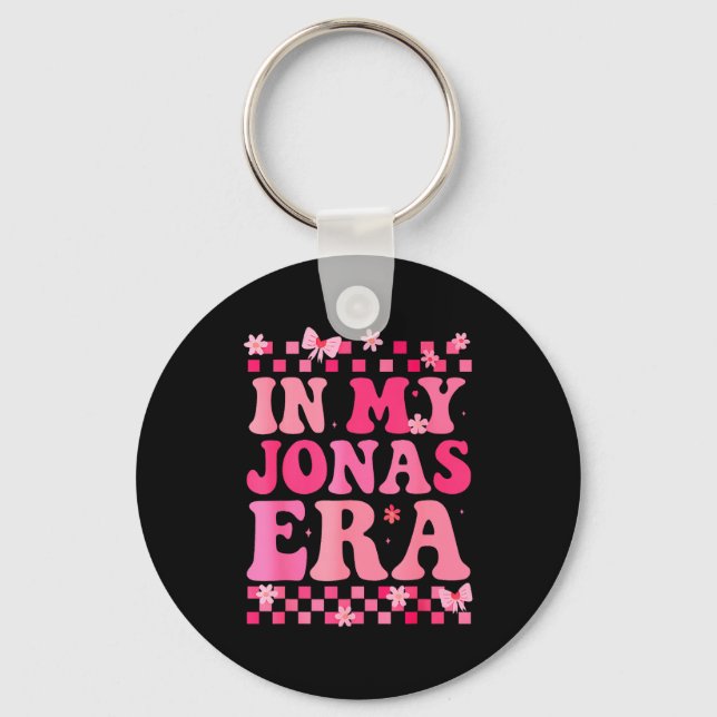 Chaveiro Groovy In My Jonas Era Funny Jonas Heart For Men W (Frente)
