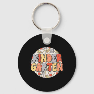 Chaveiro Groovy Kindergarten Vibes Retrô Professores Crianç