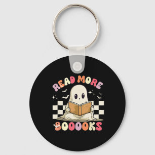 Chaveiro Groovy Leia Mais Livros Ghost Boo Engraçado