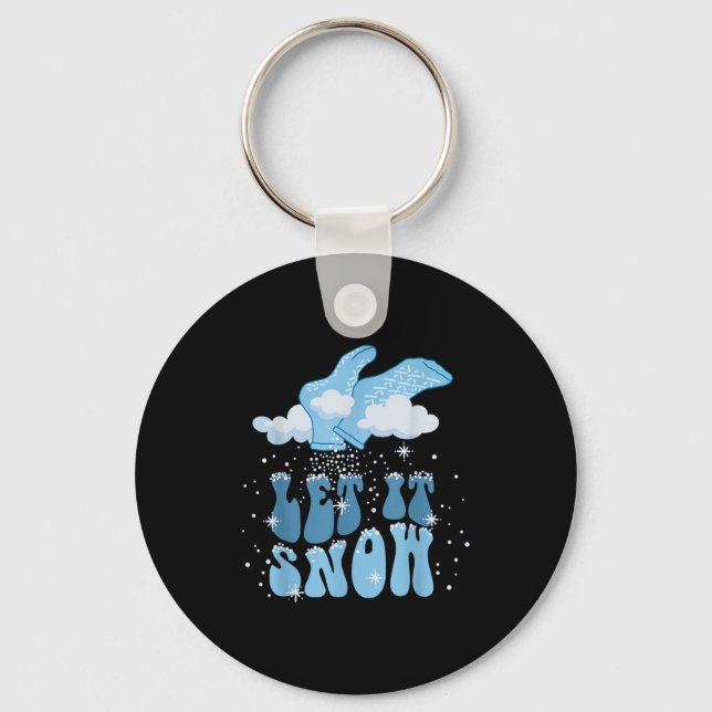 Chaveiro Groovy Let It Snow Pct Patient Care Tech Nurse Chr (Frente)