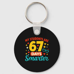 Chaveiro Groovy Meus Alunos São 67 Dias Mais Inteligentes 6