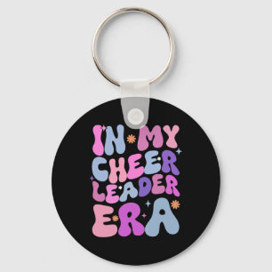 Chaveiro Groovy na minha era de líder de torcida Cheerleade