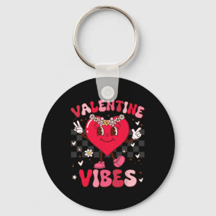 Chaveiro Groovy Namorados Vibes Rapariga Mulheres Floral Va
