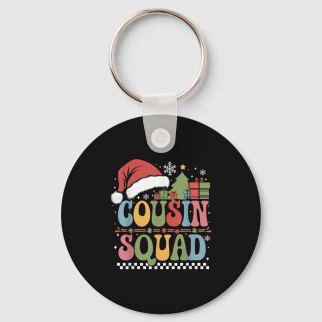 Chaveiro Groovy Natal Cousin Xmas Matching Boys G (Frente)