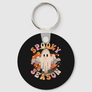 Chaveiro Groovy Spooky Season Ghost Halloween