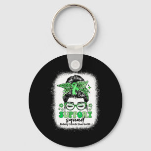 Chaveiro Groovy Support Squad Messy Bun Kidney Disease
