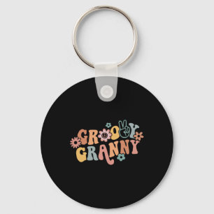Chaveiro Groovy vovó Um agradecimento vovó Chr de Ação de G