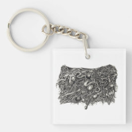 Chaveiro Grotesque Número 1, de Brian Benson