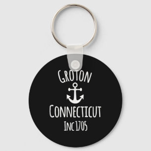 Chaveiro Groton Connecticut Vela Embarcação Náutica Barco A