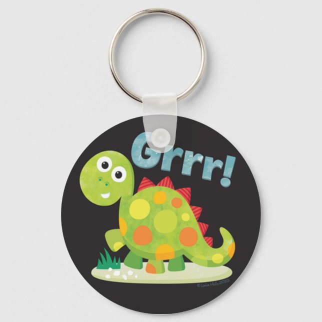 Chaveiro Grrr! Dinosaur Keychain (Frente)