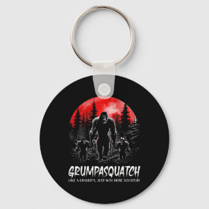 Chaveiro Grumpa Squatch Funny Bigfoot Pai Sasquatch Yeti Fa