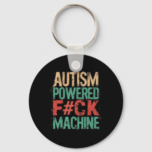 Chaveiro Grunge Autism Powered F#ck Machine Health Roupa