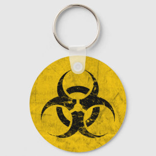 Chaveiro Grunge do Biohazard customizável