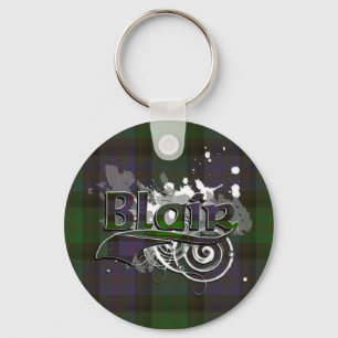 Chaveiro Grunge do Tartan de Blair