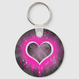 Chaveiro Grunge Heart
