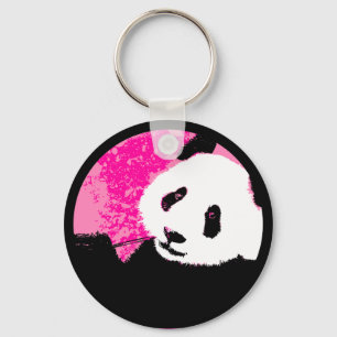 Chaveiro grunge panda.