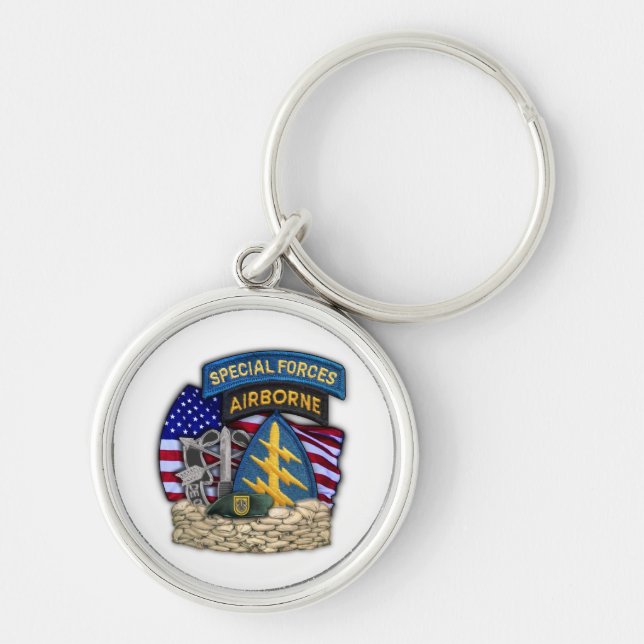 Chaveiro Grupo das Forças Especiais "Green Berets" (Frente)