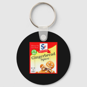 Chaveiro Grupo de Fantasia de Temática de Pão de Gengibre F
