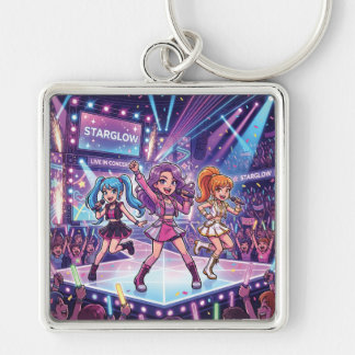 Chaveiro Grupo de garotas de JPop de desenho animado