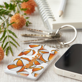 Chaveiro grupo de nomes de atletas de bolas de basquete bra