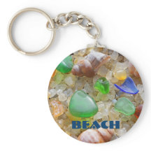 Grupos-chave BEACH — vidro do mar de Seaglass