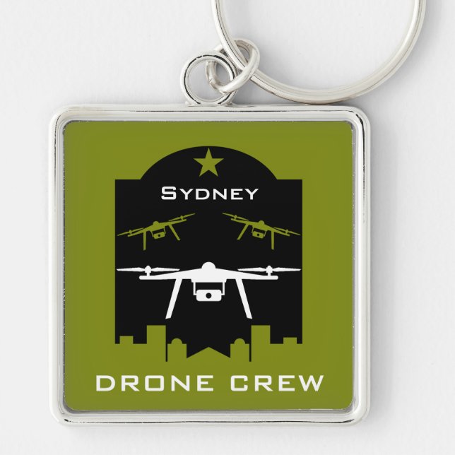 Chaveiro Grupos E Clusters De Drones Hobby (Frente)