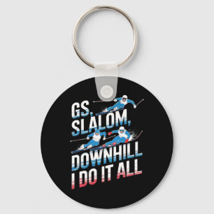 Chaveiro Gs Slalom Downhill Eu Faço Tudo Esqui Alpino