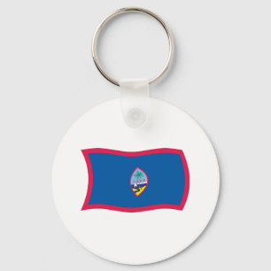 Chaveiro Guam Flag Keychain