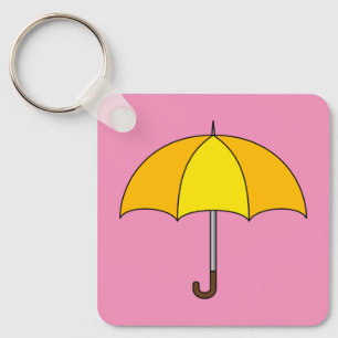 Chaveiro Guarda-chuva Amarelo