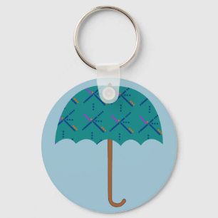 Chaveiro Guarda-chuva do tapete do aeroporto de PDX