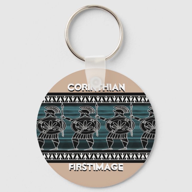 Chaveiro Guarda preto grego (Frente)