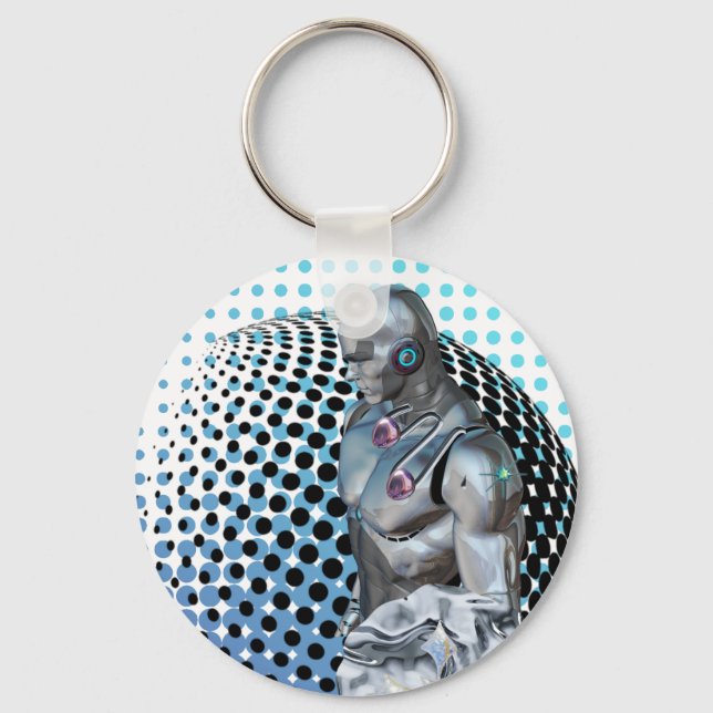 Chaveiro Guardião do Realm Digital (Frente)