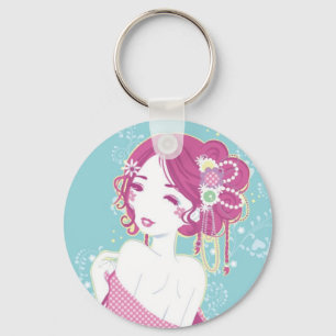 Chaveiro Gueixa de Bubblegum
