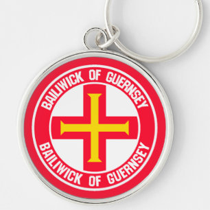 Chaveiro Guernsey Round Emblem