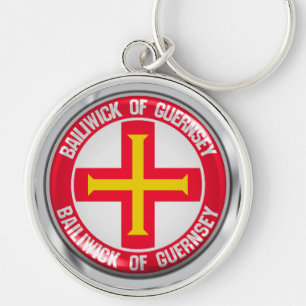 Chaveiro Guernsey Round Emblem