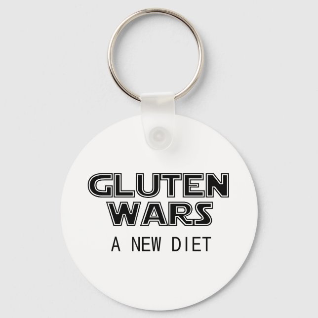 Chaveiro Guerra do Glúten: Uma nova dieta, o celíaco, sem g (Frente)