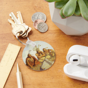 Chaveiro Guerra do vintage ocidental, dos guardiães ou paz