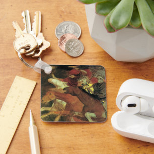 Chaveiro Guerra por Arnold Bocklin, Simbolismo Antigo Arte 