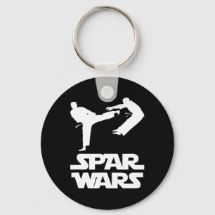 Chaveiro Guerras de Spar Dito Engraçado Taekwondo Lutador d
