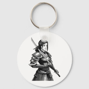 Chaveiro guerreira samurai japonesa - mulher