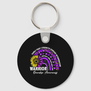 Chaveiro Guerreiro Arco-Íris Roxo Sensação de Sobredosagem