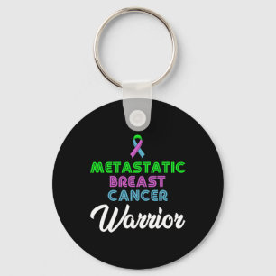 Chaveiro Guerreiro de Consciência do Cancer Mama Metastátic