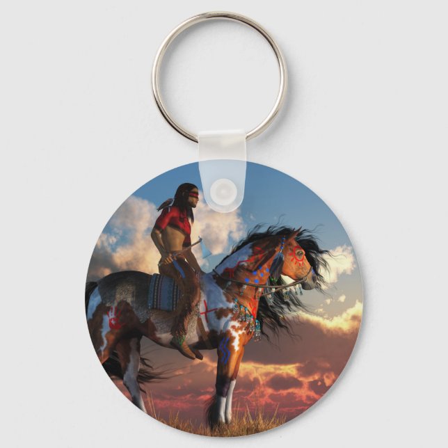 Chaveiro Guerreiro e Cavalo de Guerra (Frente)