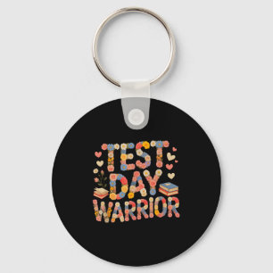 Chaveiro Guerreiro engraçado do dia do teste, ciência, mate