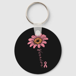 Chaveiro Guerreiro Girassol Fita Rosa Fita Cancer de Mama A