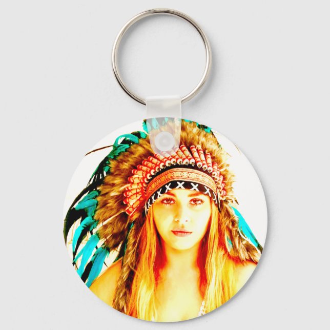 Chaveiro guerreiro indiano (Frente)